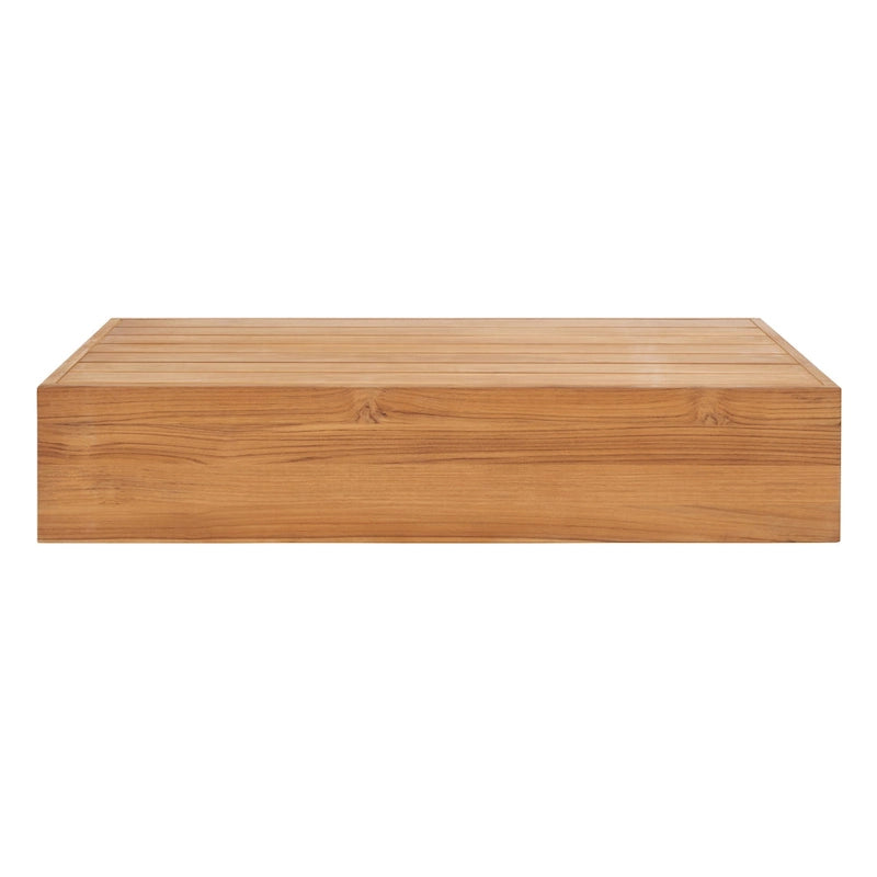 Table basse Clella en teck brésilien SAFAVIEH Couture - 40 po L x 24 po P x 8 po H - 40x24x8H