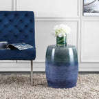 SAFAVIEH Carra Ombre Ceramic Decorative Garden Stool