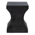 SAFAVIEH Outdoor Selvaggia Table d'appoint d'intérieur/extérieur en béton - 13,7 L x 13,7 l x 17,7 H - 14lx14Px18H