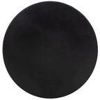 SAFAVIEH Hadil Table d'appoint ronde moderne en béton noir pour l'intérieur/l'extérieur - 14,1 L x 14,1 l x 17,7 H - 14 L x 14 P x 18 H