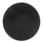 SAFAVIEH Ulya Table d'appoint ronde moderne en béton noir pour intérieur/extérieur - 15,7 l x 15,7 L x 17,7 H - 16Lx16Px18H