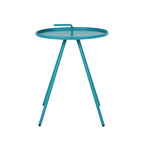 Table d'appoint d'extérieur Vida de 16,5 pouces avec pieds en acier par Christopher Knight Home