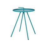 Table d'appoint d'extérieur Vida de 16,5 pouces avec pieds en acier par Christopher Knight Home