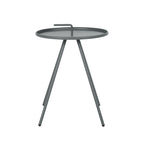 Table d'appoint d'extérieur Vida de 16,5 pouces avec pieds en acier par Christopher Knight Home