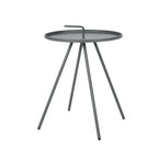 Table d'appoint d'extérieur Vida de 16,5 pouces avec pieds en acier par Christopher Knight Home