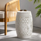 Christopher Knight Home Ruby Table d'appoint en fer ajouré, 30 cm, pour intérieur/extérieur
