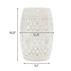 Christopher Knight Home Ruby Table d'appoint en fer ajouré, 30 cm, pour intérieur/extérieur