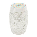 Christopher Knight Home Ruby Table d'appoint en fer ajouré, 30 cm, pour intérieur/extérieur