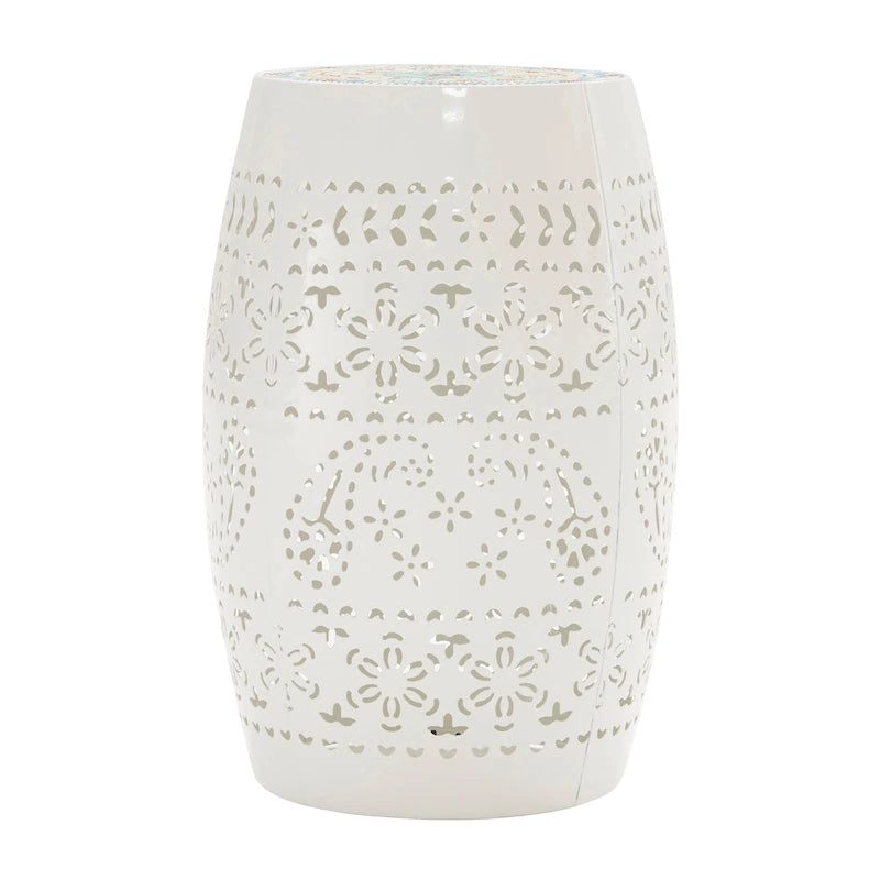 Christopher Knight Home Ruby Table d'appoint en fer ajouré, 30 cm, pour intérieur/extérieur