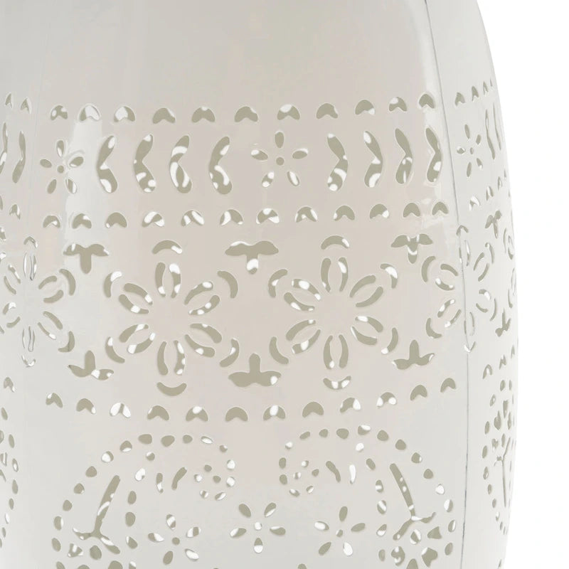 Christopher Knight Home Ruby Table d'appoint en fer ajouré, 30 cm, pour intérieur/extérieur