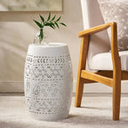 Christopher Knight Home Ruby Table d'appoint en fer ajouré, 30 cm, pour intérieur/extérieur