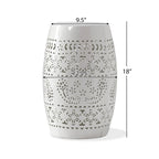 Christopher Knight Home Ruby Table d'appoint en fer ajouré, 30 cm, pour intérieur/extérieur