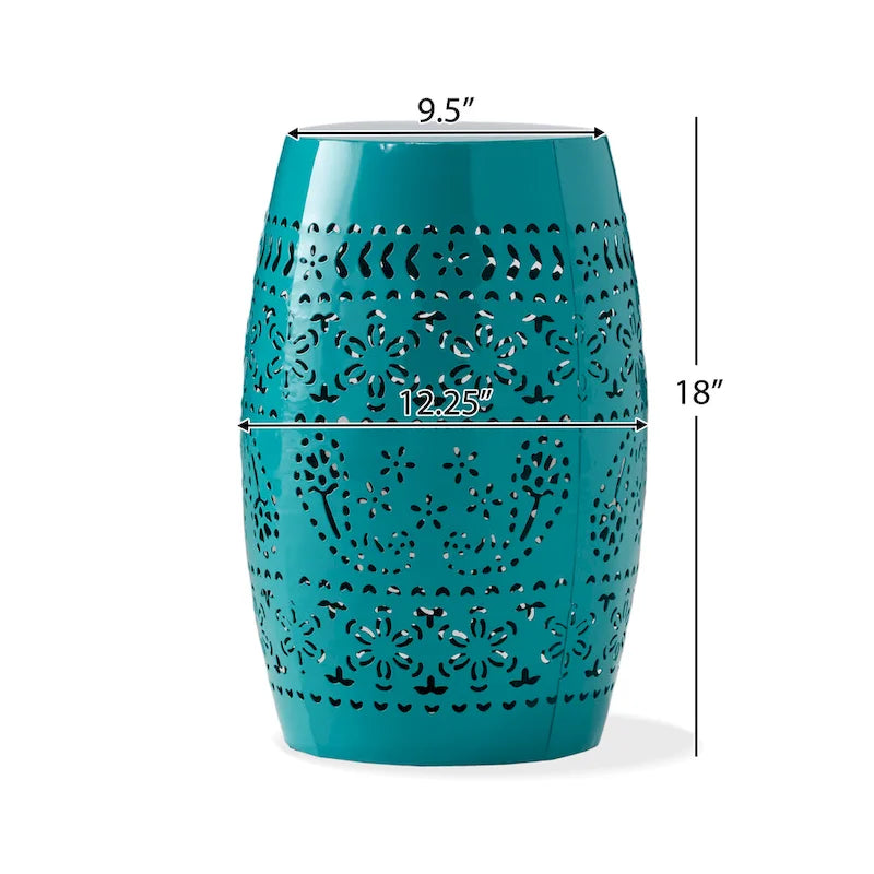 Christopher Knight Home Ruby Table d'appoint en fer ajouré, 30 cm, pour intérieur/extérieur