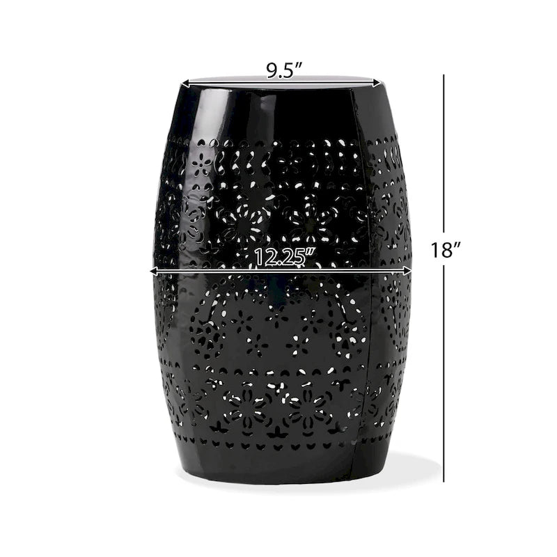 Christopher Knight Home Ruby Table d'appoint en fer ajouré, 30 cm, pour intérieur/extérieur