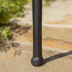 Table d'appoint d'extérieur en céramique de 10 pouces Slate par Christopher Knight Home
