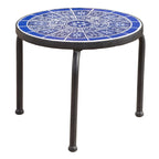 Table d'appoint d'extérieur en céramique de 10 pouces Slate par Christopher Knight Home