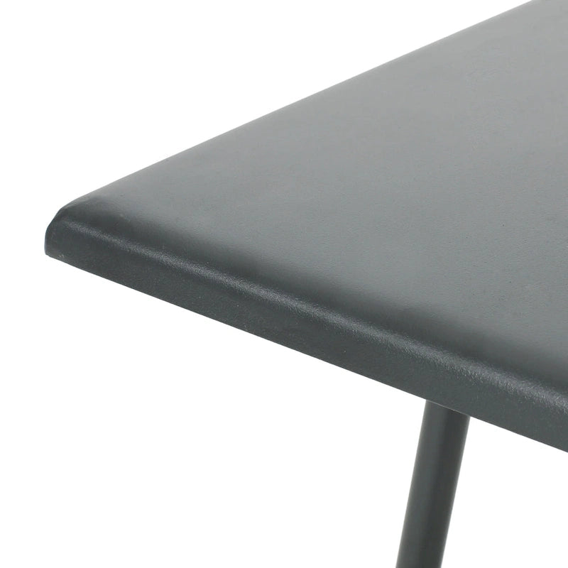 Table d'appoint d'extérieur moderne Alder 18 avec pieds en acier de Christopher Knight Home