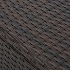 Table basse de rangement d'extérieur en osier Santa Rosa par Christopher Knight Home