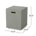 Ensemble sectionnel de canapé en L en aluminium 9 places Cape Coral Outdoor et foyer par Christopher Knight Home
