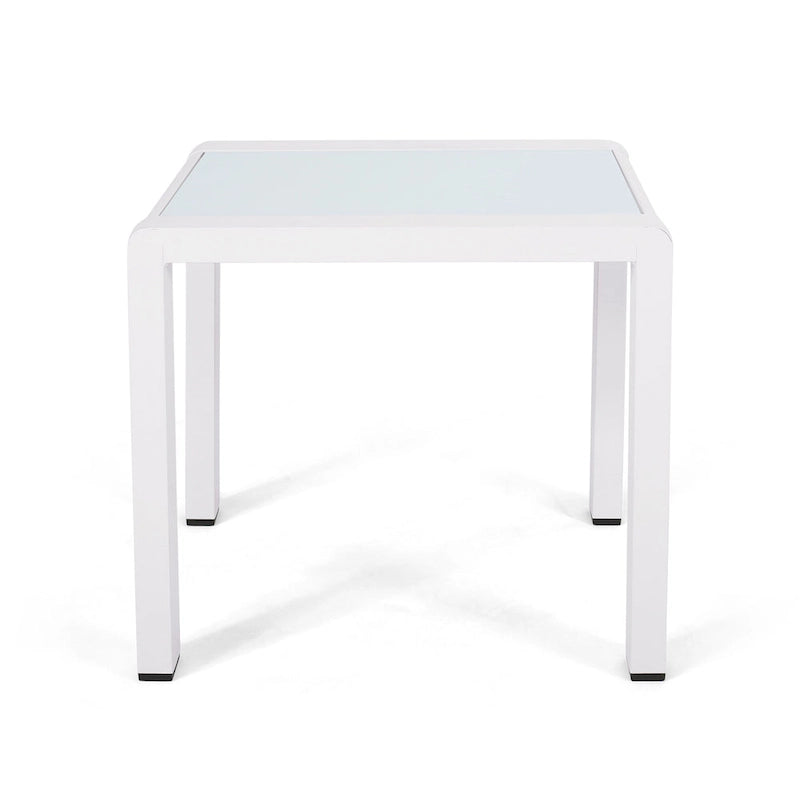 Tables d'appoint extérieures en aluminium Cape Coral (ensemble de 2) par Christopher Knight Home