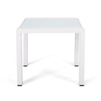 Tables d'appoint extérieures en aluminium Cape Coral (ensemble de 2) par Christopher Knight Home