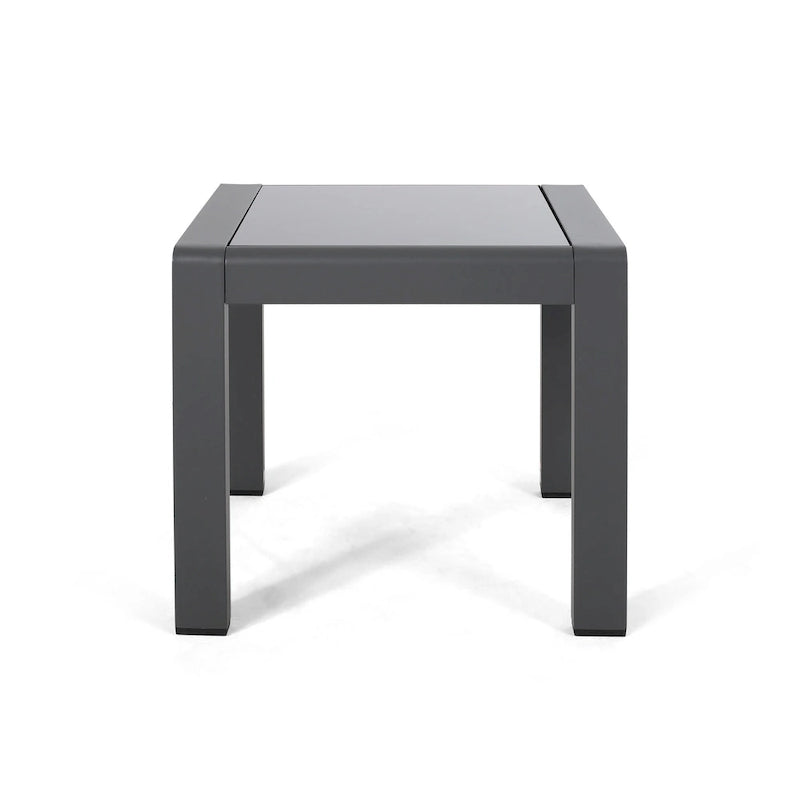 Tables d'appoint extérieures en aluminium Cape Coral (ensemble de 2) par Christopher Knight Home