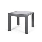 Tables d'appoint extérieures en aluminium Cape Coral (ensemble de 2) par Christopher Knight Home