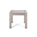 Tables d'appoint extérieures en aluminium Cape Coral (ensemble de 2) par Christopher Knight Home