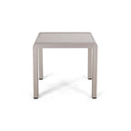 Tables d'appoint extérieures en aluminium Cape Coral (ensemble de 2) par Christopher Knight Home