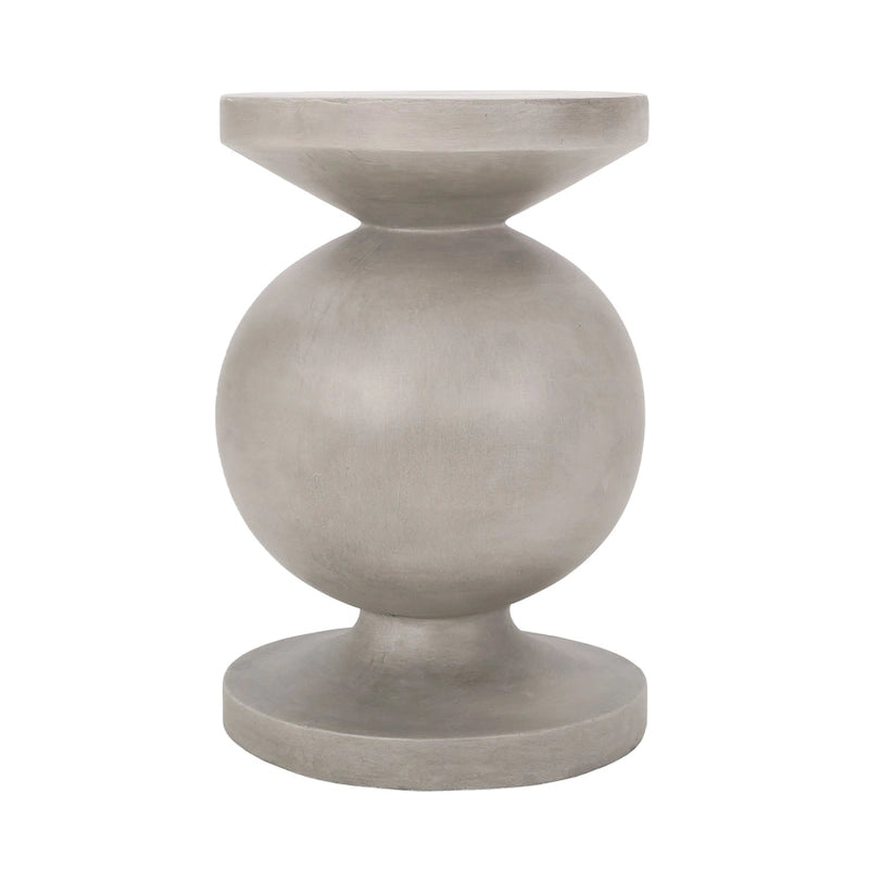 Table d'appoint d'extérieur légère en béton Cayce par Christopher Knight Home