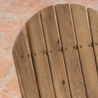 Canapé deux places d'extérieur Adirondack en bois Malibu de Christopher Knight Home - 51,75 L x 35,75 l x 34,25 H