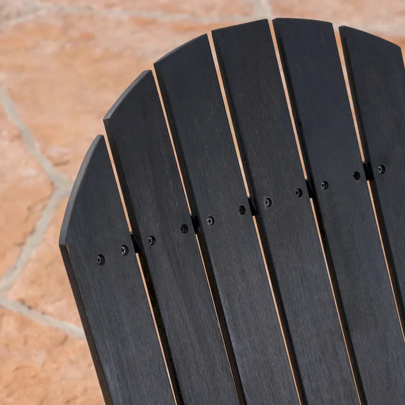 Canapé deux places d'extérieur Adirondack en bois Malibu de Christopher Knight Home - 51,75 L x 35,75 l x 34,25 H