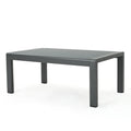 Table basse de jardin rectangulaire en aluminium Cape Coral de Christopher Knight Home