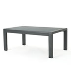Table basse de jardin rectangulaire en aluminium Cape Coral de Christopher Knight Home