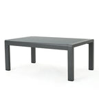 Table basse de jardin rectangulaire en aluminium Cape Coral de Christopher Knight Home