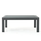 Table basse de jardin rectangulaire en aluminium Cape Coral de Christopher Knight Home