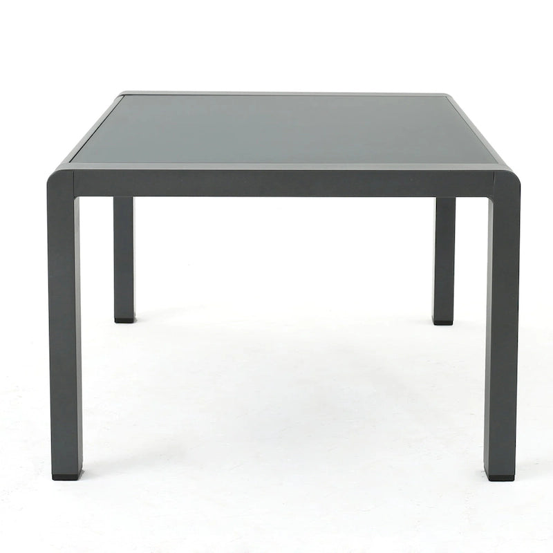 Table basse de jardin rectangulaire en aluminium Cape Coral de Christopher Knight Home
