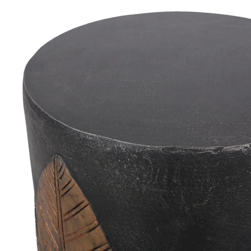 Table d'appoint d'extérieur en béton léger Cerny par Christopher Knight Home