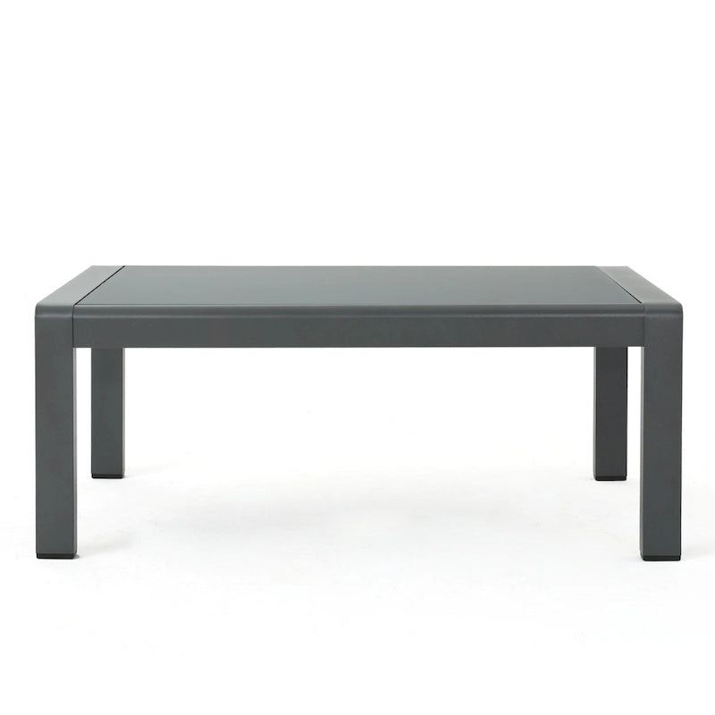 Canapé d'angle extérieur en aluminium Cape Coral de Christopher Knight Home