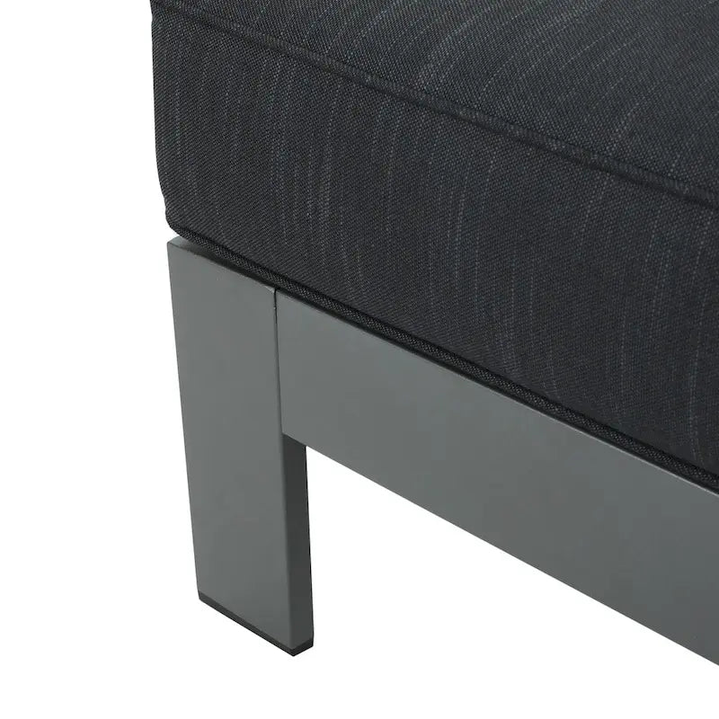 Canapé d'angle extérieur en aluminium Cape Coral de Christopher Knight Home