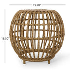 Table d'appoint en osier Ottawa de Christopher Knight Home