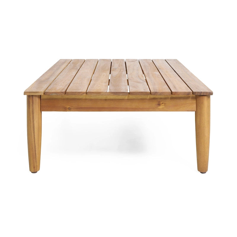 Table basse d'extérieur en bois d'acacia Magnolia de Christopher Knight Home - 39,50 L x 24,25 P x 10,25 H