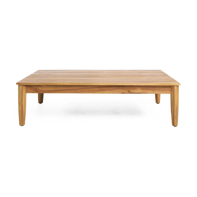 Table basse d'extérieur en bois d'acacia Magnolia de Christopher Knight Home - 39,50 L x 24,25 P x 10,25 H