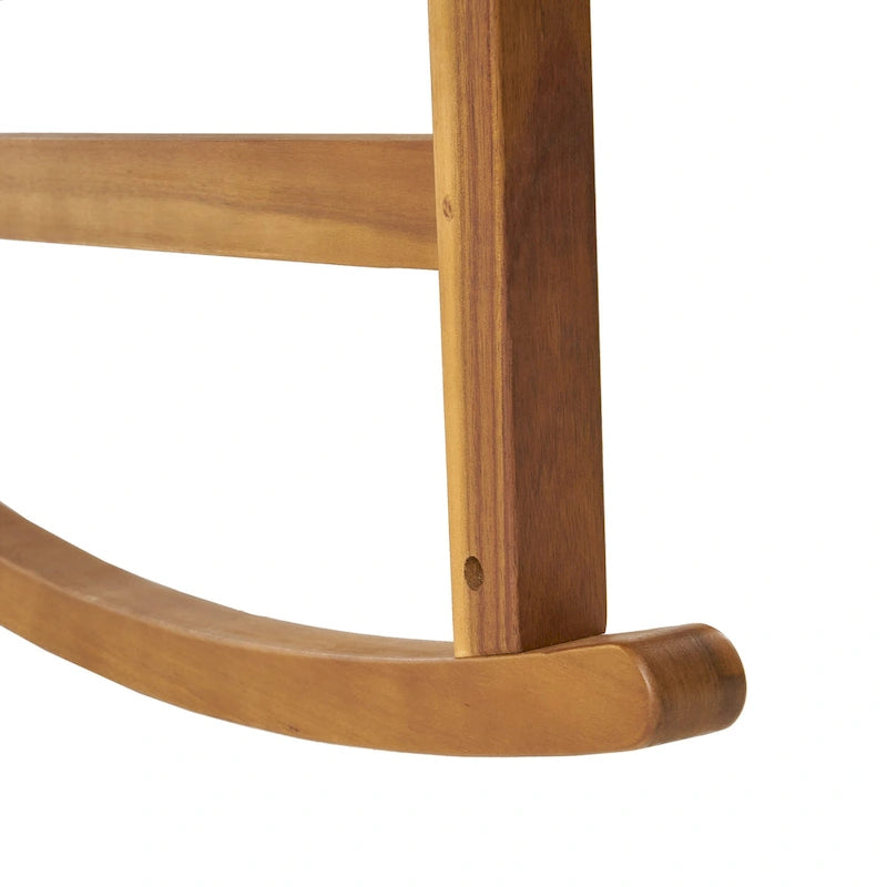 Chaises à bascule en bois d'acacia Arcadia (lot de 2) par Christopher Knight Home