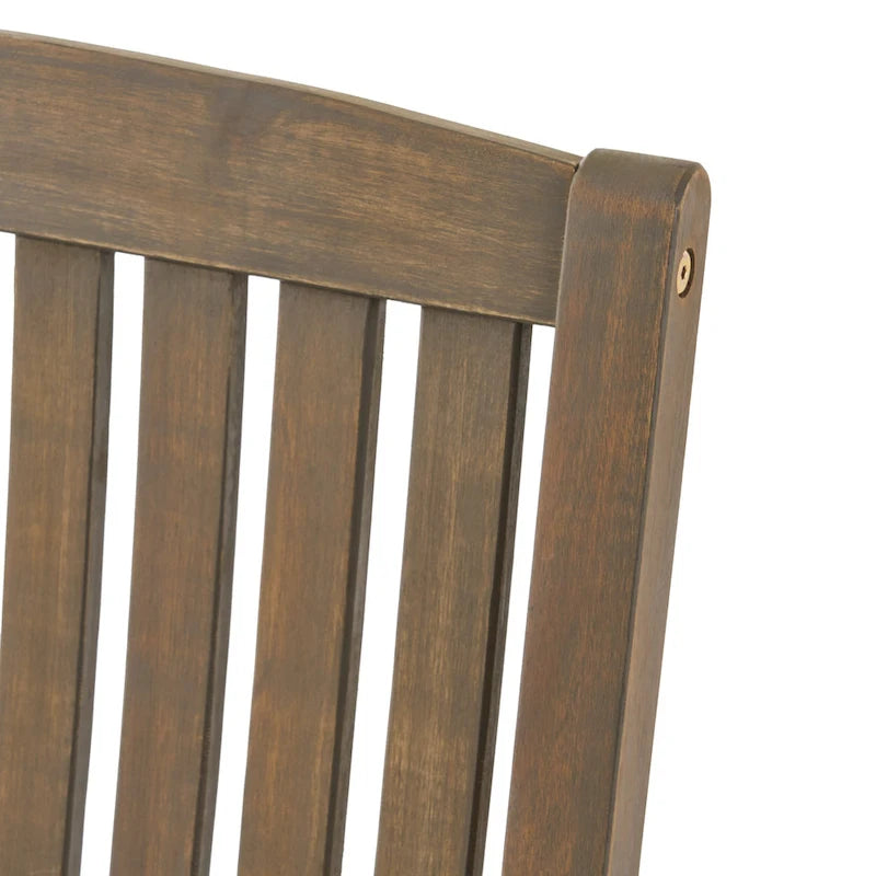 Chaises à bascule en bois d'acacia Arcadia (lot de 2) par Christopher Knight Home