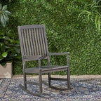 Chaises à bascule en bois d'acacia Arcadia (lot de 2) par Christopher Knight Home