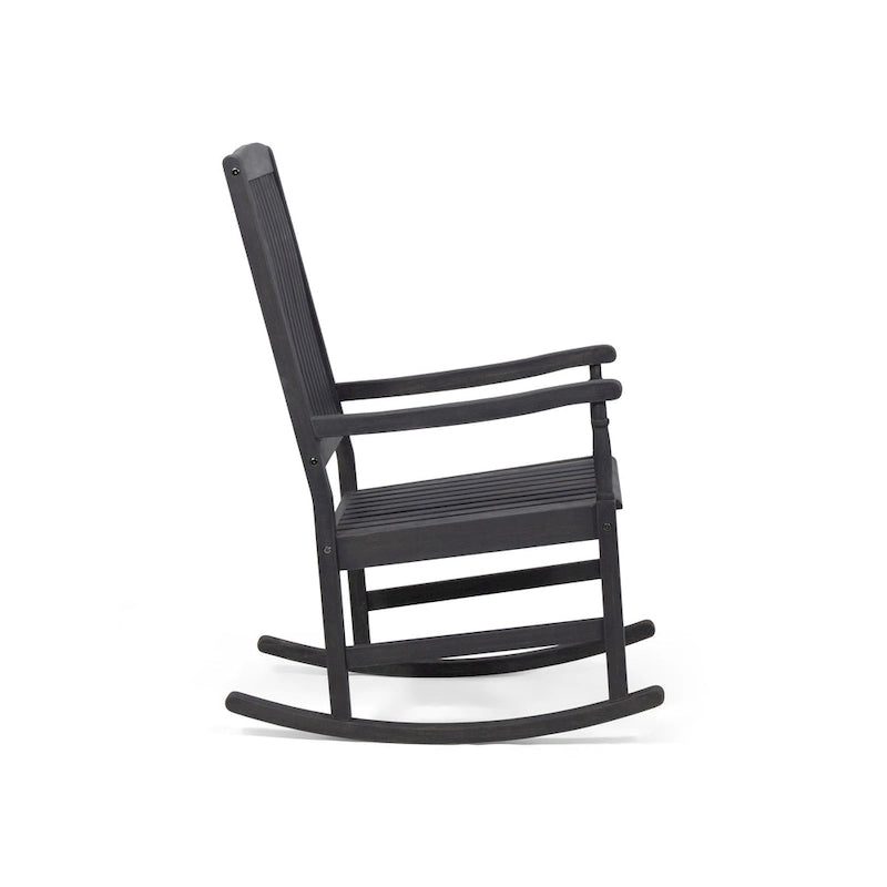 Chaises à bascule en bois d'acacia Arcadia (lot de 2) par Christopher Knight Home