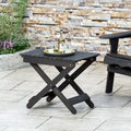 Christopher Knight Home Table d'appoint pliante d'extérieur Malibu