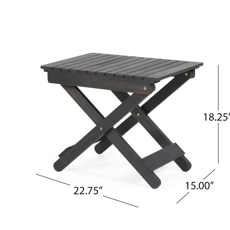 Christopher Knight Home Table d'appoint pliante d'extérieur Malibu