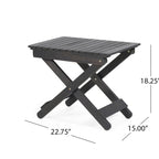 Christopher Knight Home Table d'appoint pliante d'extérieur Malibu